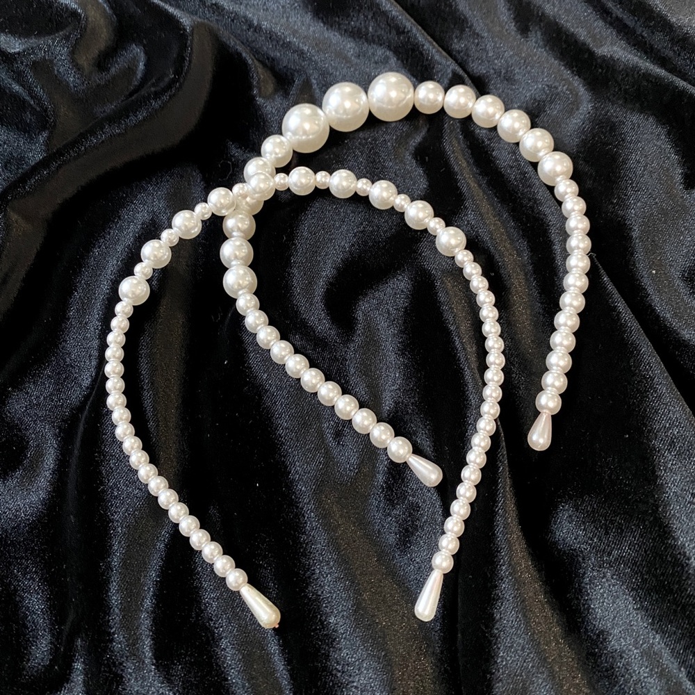 Headbands - Beaded, Imitation Pearl